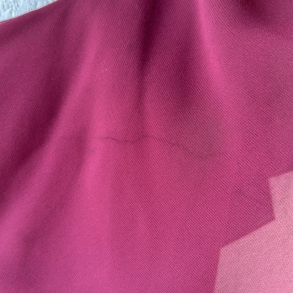 Azazie Lizzy A-Line One Shoulder Chiffon Dress Floor Length Formal Gown Size A6 - Picture 9 of 16